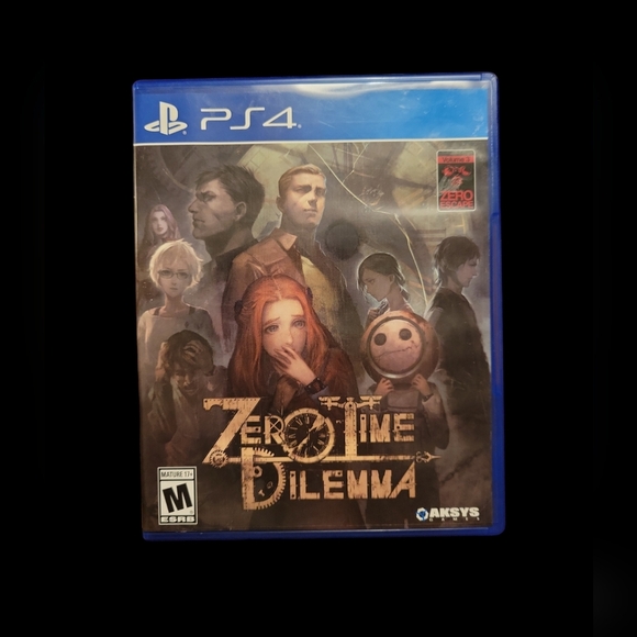 Zero Escape Zero Time Dilemma (Playstation 4 or PS4) Console Disc Game - Picture 1 of 4